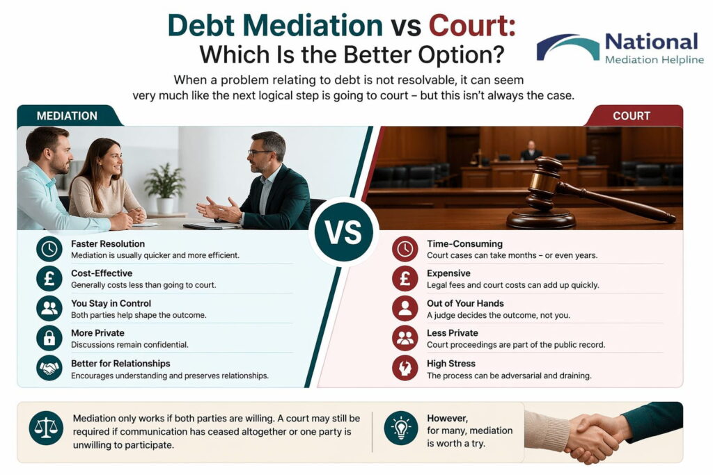 Debt Mediation vs Court: Which Is the Better Option Barnstaple