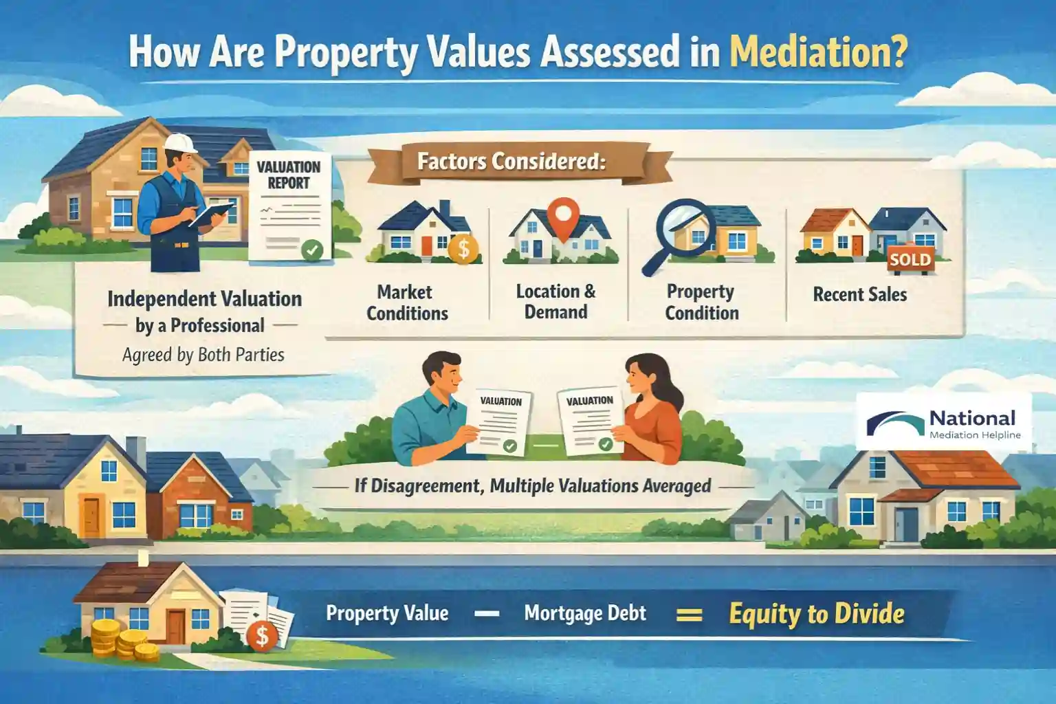How Are Property Values Assessed in Mediation Barnstaple?