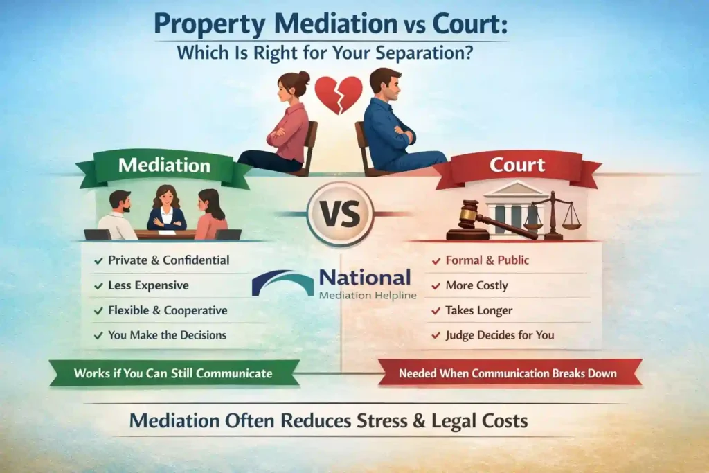 Property Mediation vs Court: Which Is Right for Your Separation Barnstaple?