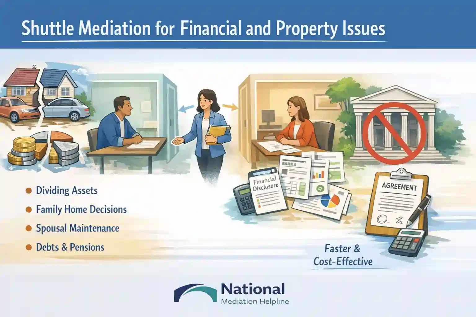 Shuttle Mediation for Financial and Property Issues Barnstaple
